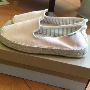 Soludos Platform Pink Espadrilles Size 6